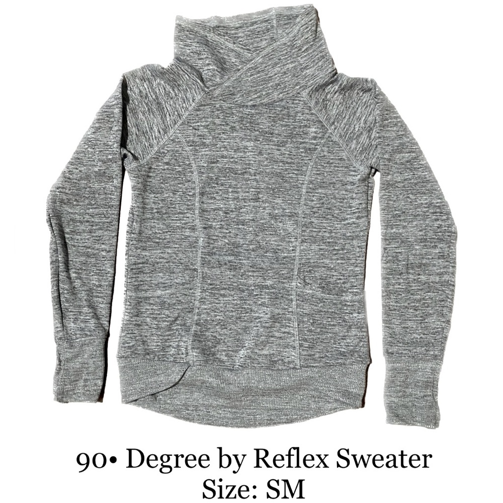 ($10) 90 Degree by Reflex Sweater, Size SM